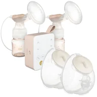 Laktatory - Zestaw Canpol Babies Express Care podwójny laktator elektryczny z aspiratorem do nosa + muszla laktacyjna do laktatorów elektrycznych 2 sztuki - miniaturka - grafika 1