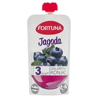 Soki i napoje niegazowane - Fortuna Galaretka konjac jagoda 150 g - miniaturka - grafika 1