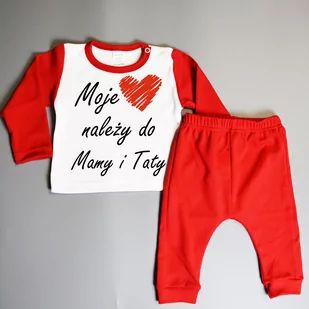 Moje serce należy do mamy i taty - komplet - Body - miniaturka - grafika 1