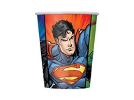 Kinder party - Justice League Kubek  impreza towar z licencją 8 sztuki kolorowy 250 ML rozmiar uniwersalny 49966 - miniaturka - grafika 1