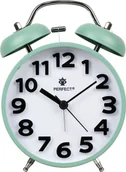 Zegary - Perfect Budzik Perfect TBD11502 zielony głośny alarm cichy mechanizm . - miniaturka - grafika 1