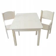 Zestawy mebli dla dzieci - STOLIK 75/50 + 2 KRZESEŁKA PEŁNE Z PODŁOKIETNIKIEM DLA NIEMOWLAKA NOWOŚĆ - miniaturka - grafika 1