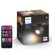 Systemy inteligentnych domów - Philips Hue Philips Hue White ambiance Kinkiet Buckram czarny - miniaturka - grafika 1