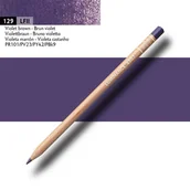 Kredki, ołówki, pastele i pisaki - Kredka Caran D`Ache Nr.129 Violet Brown  Luminance 6901 - miniaturka - grafika 1