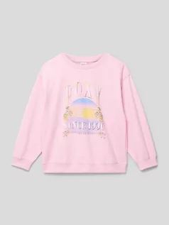 Bluzy dla dziewczynek - Bluza z nadrukiem z motywem z logo model ‘MORNING HIKE’ - grafika 1