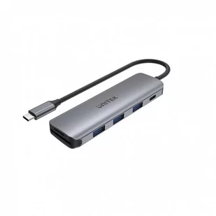 Unitek HUB USB-C 3x USB 3.1 SD PD 100W - Huby USB - miniaturka - grafika 1