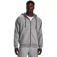 Bluzy męskie - Under Armour Męska bluza polarowa z kapturem Rival z zamkiem błyskawicznym - miniaturka - grafika 1