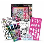 Zabawy w naśladowanie dorosłych - MONSTER HIGH ZESTAW TATUAZY 24X20X3 PUD6/24 Role Play - miniaturka - grafika 1