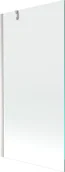 Parawany nawannowe - Mexen Next parawan nawannowy 1-skrzydłowy 90 x 150 cm, transparent, nikiel szczotkowany - 895-090-000-00-00-97 - miniaturka - grafika 1