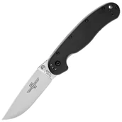 Noże - Nóż składany Ontario RAT 1 Folder Silver Plain Black Handle - miniaturka - grafika 1