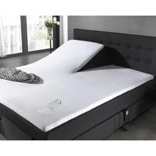 160x200 prześcieradło dzielone nieprzemakalne na cieńki materac k. biały - Prześcieradła - miniaturka - grafika 1