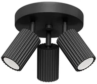 Lampy sufitowe - Sollux SL.1582 - Oświetlenie punktowe KARBON 3xGU10/10W/230V czarny - miniaturka - grafika 1