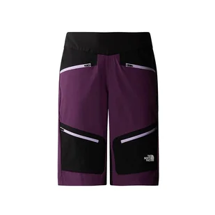 Spodenki The North Face Trailjammer 0A87J0WIQ1 - fioletowo-czarne - Spodnie sportowe damskie - miniaturka - grafika 1