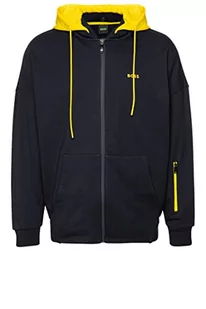 BOSS Athleisure Saggyart bluza męska, niebieski, L - Bluzy męskie - miniaturka - grafika 1