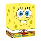 Puzzle - Puzzle Spongebob Kanciastoporty - Pudełko Premium (1000) - miniaturka - grafika 1
