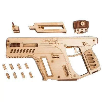 Zabawka drewniana WOOD TRICK Special Forces 3D Assault Gun WDTK058 (158 elementów) | Bezpłatny transport
