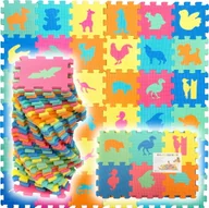 Puzzle - PUZZLE PIANKOWE MATA EDUKACYJNA ZWIERZĘTA 72 EL. - miniaturka - grafika 1