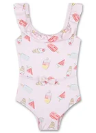 Stroje kąpielowe - Sanetta Dziewczęcy kostium kąpielowy 430508, delikatny róż, rozmiar 98, delikatny róż, 98 cm - miniaturka - grafika 1