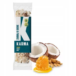 Karma bars Karma bars baton kokos migdał miód Zadbaj o siebie 35g 1682-824B8_20210616155517 - Batoniki - miniaturka - grafika 1