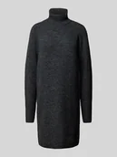 Sukienki - Sukienka mini z dzianiny z raglanowymi rękawami i golfem model ‘ELLEN’ - miniaturka - grafika 1