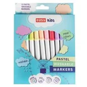 Kredki, ołówki, pastele i pisaki - Easy Stationery Pisaki spieralne 12 kolorów Pastel EASY 443391 - miniaturka - grafika 1