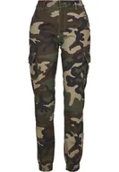Legginsy - spodnie bojówki damskie HIGH WAIST CAMO woodcamo-29 - miniaturka - grafika 1