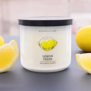 Sojowa świeca zapachowa 3 kntoy w szkle Colonial Candle 411 g Cytryna - Świece - miniaturka - grafika 1