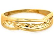 Pierścionki - Złoty pierścionek 375 z diamentowaniem 1,28g - miniaturka - grafika 1