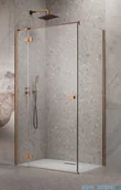 Kabiny prysznicowe - Radaway Essenza Kdj Brushed Copper kabina 120x80cm lewa szczotkowana miedź 1385042-93-01L/1384051-01-01 - miniaturka - grafika 1