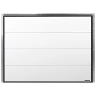 Bramy garażowe - Brama garażowa segmentowa z napędem Nobla Biała Silkl 2500x2250 mm Wiśniowski - miniaturka - grafika 1