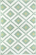 Dywaniki łazienkowe - Kleine Wolke Alhambra Dywan kąpielowy zielony 60x 60 cm - miniaturka - grafika 1