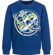 Bluzy dla chłopców - Bluza dla chłopca z satelitą, niebieska 3-8 lat - miniaturka - grafika 1