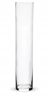 Wazon Szklany Cylinder Tuba h60 d10 - Wazony i flakony - miniaturka - grafika 1