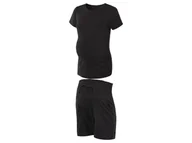 Piżamy ciążowe - esmara® Piżama ciążowa z bawełną organiczną (Czarny, XS (32/34)) - miniaturka - grafika 1