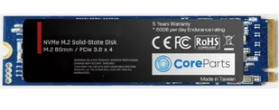 CoreParts CPSSD-M.2NVMEHE-2TB urządzenie SSD M.2 PCI Express 3.0 NVMe 3D NAND CPSSD-M.2NVMEHE-2TB - Dyski SSD - miniaturka - grafika 1