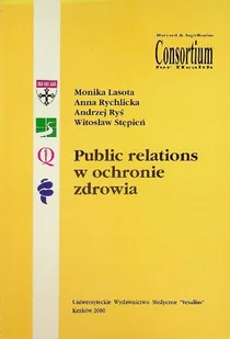 Public relations w ochronie zdrowia - Finanse, księgowość, bankowość - miniaturka - grafika 1