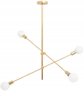 Lampa sufitowa żyrandol APP479 metal złota loft - Lampy sufitowe - miniaturka - grafika 1