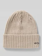 Czapki męskie - Czapka beanie z wyhaftowanym logo - miniaturka - grafika 1