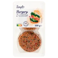 Ryby wędzone - Simpl Burgery z łososia 200 g - miniaturka - grafika 1
