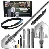 Latarki - Saperka Wielofunkcyjna Survival Łopata Taktyczna Gertech Latarka - miniaturka - grafika 1