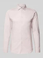 Koszule męskie - Koszula biznesowa o kroju slim fit z kołnierzykiem typu kent - miniaturka - grafika 1