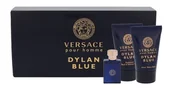 Zestawy perfum męskich - Versace SET Dylan Blue M) edt 5ml + sg 25ml + asb 25ml - miniaturka - grafika 1