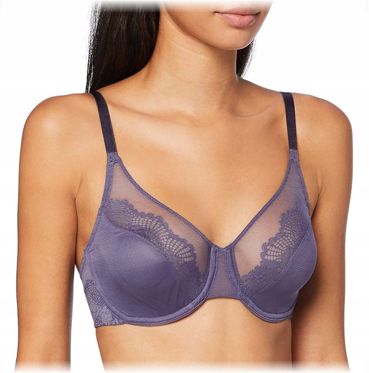 Triumph biustonosz miękki fioletowy Lace Spotlight W rozmiar 70C