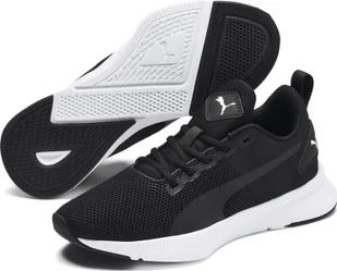 Puma Buty dziecięce PUMA FLYER RUNNER JR PUMA BLACK-PUMA WHITE 38.5 - Buty dla dziewczynek - miniaturka - grafika 1