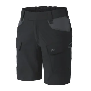 Spodenki Krótkie Damskie Helikon-Tex OTP 8.5" - Czarne / Shadow Grey XS - Odzież taktyczna i umundurowanie - miniaturka - grafika 1