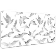 Podkładki na biurko - Mata ochronna na biurko Piękne ptaki 100x50 cm - miniaturka - grafika 1