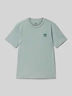 Koszulki dla chłopców - T-shirt z wyhaftowanym logo - miniaturka - grafika 1