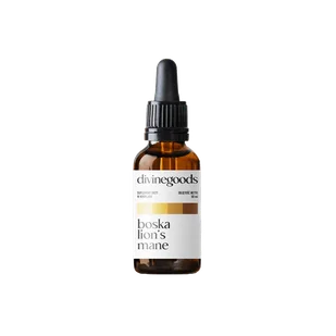 Unikalna Polska – Boska Lion’s Mane Ekstrakt z soplówki jeżowatej Divine Goods Krople 50ml - Suplementy naturalne Unikalna Polska – Boska Lion’s Mane Ekstrakt z soplówki jeżowatej Divine Goods Krople 50ml - Suplementy naturalne - miniaturka - grafika 1