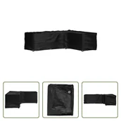 Pokrowce na meble ogrodowe - The Living Store Pokrowiec na meble ogrodowe w kształcie litery L 16 oczek 260x210x80 cm - miniaturka - grafika 1