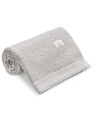 Koce i narzuty dla dzieci - Yosoy Koc 100% merino wool Stars krem melanż - miniaturka - grafika 1